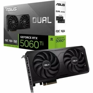 Tarjeta Gráfica Asus Dual GeForce RTX 5060 Ti EVO OC/ 16GB GDDR7