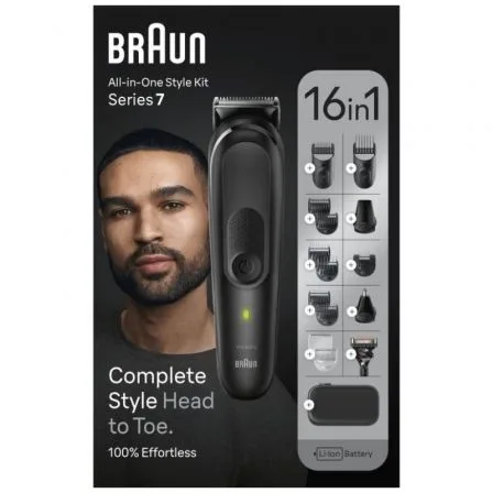 Recortadora Braun Serie 7 MGK7470/ con Batería/ 5 Accesorios - Imagen 3