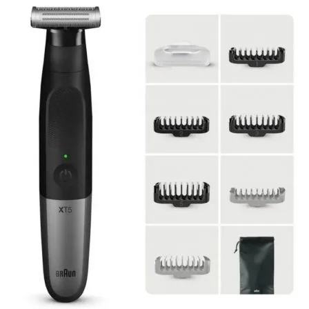 Afeitadora Braun Wet and Dry Serie X XT5200/ con Batería/ 6 Accesorios
