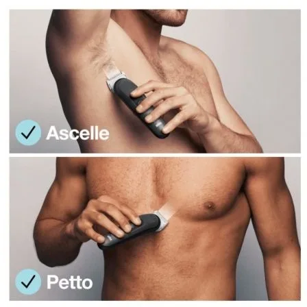 Cortapelos Braun BodyGroomer 3/ con Batería/ 3 Accesorios - Imagen 2