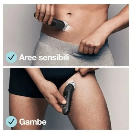 Cortapelos Braun BodyGroomer 3/ con Batería/ 3 Accesorios - Imagen 3