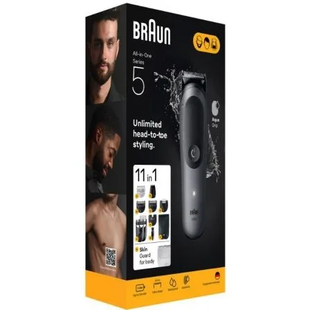 Cortapelos Braun All In One Series 5 AIO5560/ con Batería/ 11 Accesorios - Imagen 3
