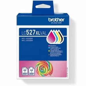 Cartucho de Tinta Original Brother LC527XLVAL Alta Capacidad Multipack/ Cian/ Magenta/ Amarillo/ Negro