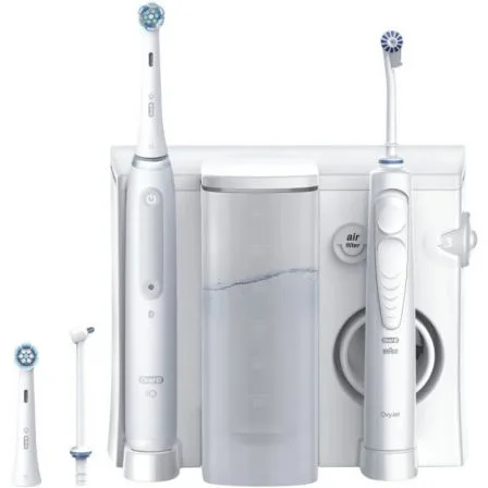Irrigador Bucal Braun Oral-B Oxyjet + Cepillo IO Series 4/ Blanco/ Incluye 2 Recambios - Imagen 2