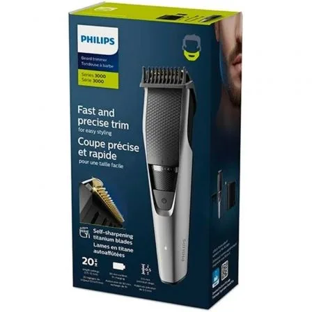 Recortadora Philips Beardtrimmer serie 3000 BT3232/ con Batería/ con Cable - Imagen 3