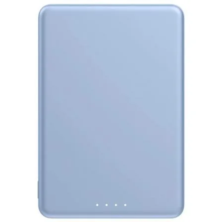 Powerbank 5000mAh Xiaomi Super Slim Magnetic Power Bank 5000/ Wireless/ Azul/ Incluye Cable USB Tipo-C - Imagen 2
