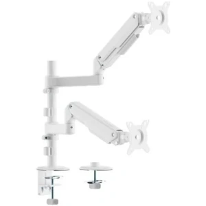 Soporte de Mesa con Contrapeso para 2 Monitores Aisens DT32TSR-441/ Giratorio/ Inclinable/ hasta 9kg