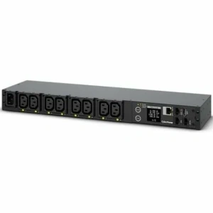 Unidad de Distribución para Alimentación Cyberpower PDU41004/ 16A/ 8x IEC C13/ Formato RACK 1U