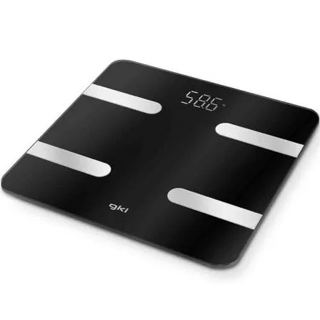 Báscula de Baño GKL Fitblue 300 Black/ Hasta 180kg - Imagen 2