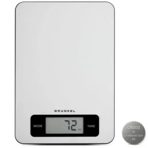 Báscula de Cocina Electrónica Grunkel BC-COOKXT/ hasta 5kg/ Plata