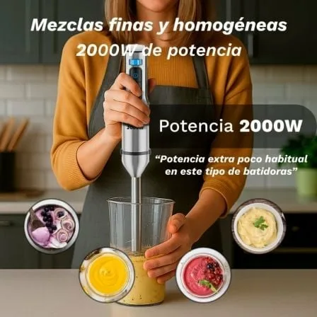 Batidora de mano Grunkel BM-2000EXTREME/ 2000W/ Capacidad 0.8L - Imagen 3