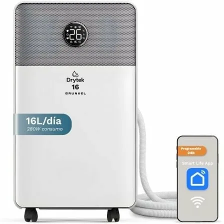 Deshumidificador Grunkel DH-16DT/ Depósito 2L