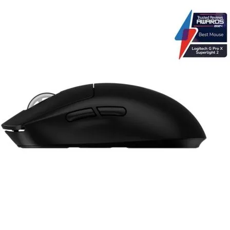 Ratón Gaming Inalámbrico Logitech PRO X Superlight 2/ Batería recargable/ Hasta 44000 DPI/ Negro - Imagen 2
