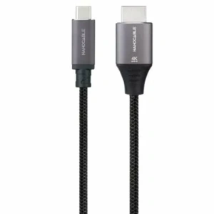 Cable Conversor Nanocable 10.15.5262/ USB Tipo-C Macho - HDMI Macho/ 1.8m/ Negro