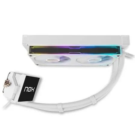 Sistema de Refrigeración Líquida Nox M-240 LCD/ Blanco - Imagen 3