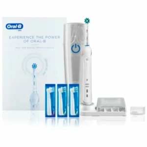 Cepillo Dental Oral-B Pro 4000 N/ Incluye 3 Recambio, Funda y Soporte