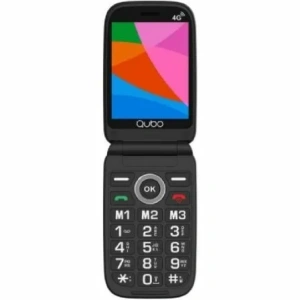 Teléfono Móvil Qubo X-D340CB 4G para Personas Mayores/ Negro
