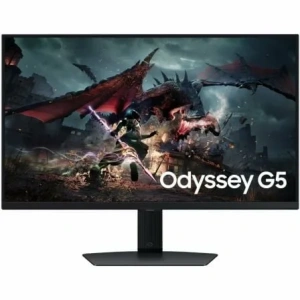Monitor Gaming Samsung Odyssey G5 G50D S27DG502EU 27"/ QHD/ 1ms/ 180Hz/ IPS/ Regulable en Altura/ Negro