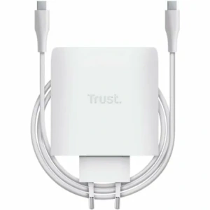 Cargador de Pared GaN Trust Maxo 100W/ 2xUSB Tipo-C/ Incluye Cable USB Tipo-C/ 100W
