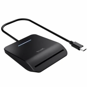 Lector de DNI Trust Primo 26061/ USB Tipo-C/ Negro