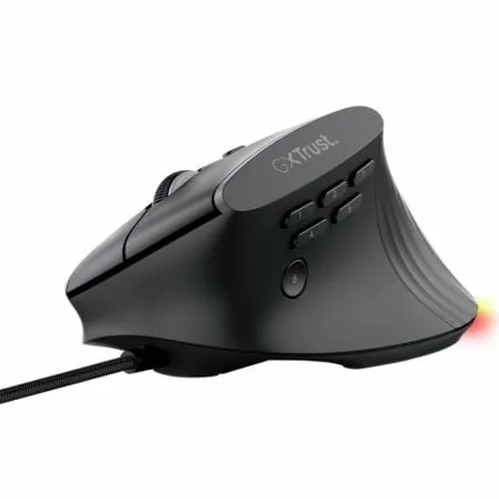 Ratón Vertical Gaming Inalámbrico Trust Gaming GXT 145 Rexxa 26024/ Hasta 12800 DPI