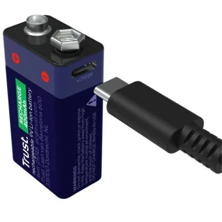 Pilas 6LR61 Trust 25745/ 9V/ Recargables - Imagen 2