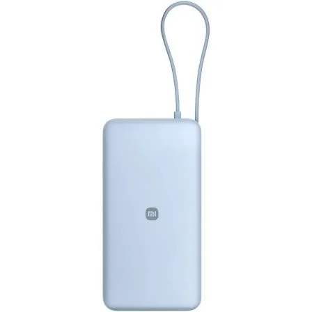 Powerbank 20000mAh Xiaomi 67W Power Bank Integrated Cable/ 67W/ Azul/ Incluye Cable USB Tipo-C - Imagen 2