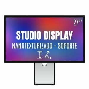 Apple Studio Display 27"/ Cristal Nano texturizado/ Soporte con altura e inclinación ajustable