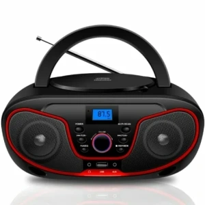 Radio CD Daewoo DW3013/ 4W/ Rojo