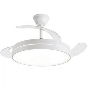 Ventilador de Techo Daewoo con aspas retráctiles DW5008/ 30W/ 3 Aspas/ 6 Velocidades