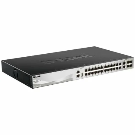 Switch Gestionable D-Link DGS-3130-30S/E 28 Puertos/ RJ-45 10/100/1000/ SFP - Imagen 2