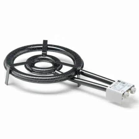 Paellero Flames VLC T-380/ 2 Quemadores/ Diámetro 38cm