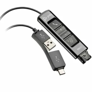 Adaptador QD USB Poly DA85 786C7AA/ QD Macho/ USB Macho - USB Tipo-C Macho