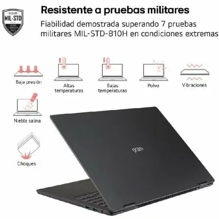 Portátil LG Gram 17Z90T-G.AD8BB Intel Core Ultra 7-255H/ 32GB/ 2TB SSD/ 17"/ Win11 - Imagen 3
