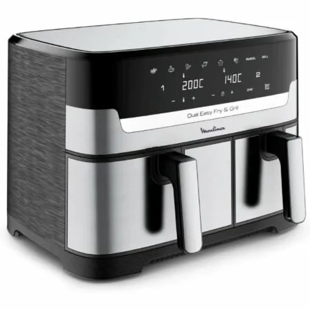 Freidora por Aire Airfryer / Sin Aceite Moulinex Dual Easy Fry & Grill/ 2450W/ Capacidad 8.3L - Imagen 2