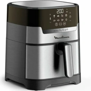 Freidora por Aire / Sin Aceite Moulinex Easy Fry & Grill/ 1550W/ Capacidad 4.2L