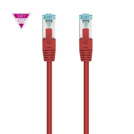 Cable de Red RJ45 SFTP Nanocable 10.20.1701-R Cat.7/ 1m/ Rojo