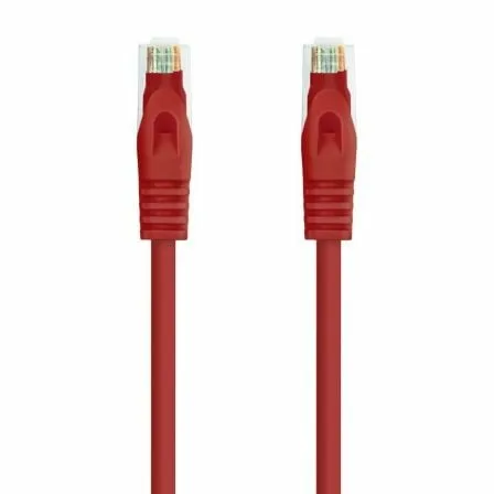 Cable de Red RJ45 UTP Nanocable 10.20.1800-L25-R Cat.6A/ LSZH/ 25cm/ Rojo