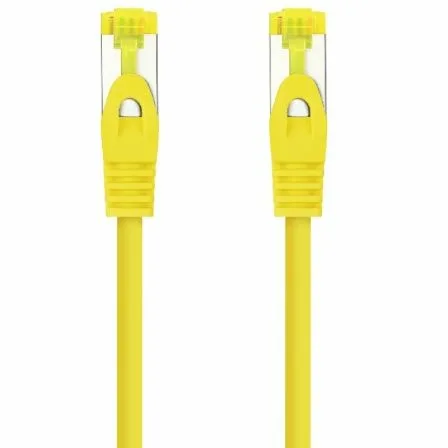 Cable de Red RJ45 SFTP Nanocable 10.20.1900-L25-Y Cat.6A/ LSZH/ 25cm/ Amarillo