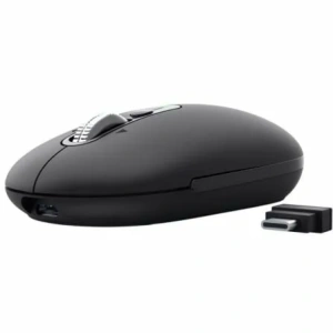 Ratón Inalámbrico Trust Seron 26018/ Batería recargable/ Hasta 3200 DPI/ Negro