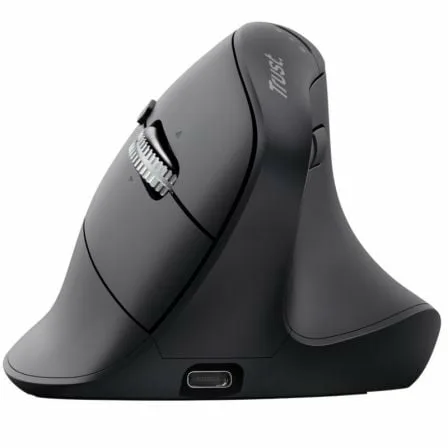 Ratón Vertical Inalámbrico Trust Vyran 26107/ Batería recargable/ Hasta 3200 DPI - Imagen 3