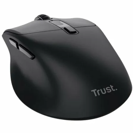 Ratón Ergonómico Inalámbrico Trust Zevo 25991/ Batería recargable/ Hasta 4000 DPI/ Negro - Imagen 3