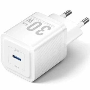Cargador de Pared GaN Vention FEZW0-EU/ 1xUSB Tipo-C/ 30W
