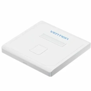 Placa de Pared Keystock Vention IFDW0/ 1 Puertos RJ45