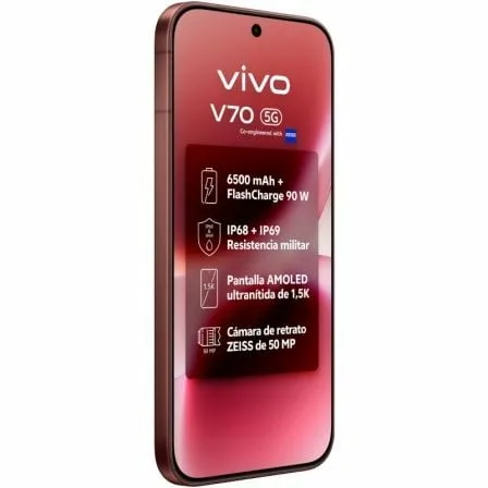 Smartphone Vivo V70 8GB/ 512GB/ 6.59"/ 5G/ Marrón - Imagen 3