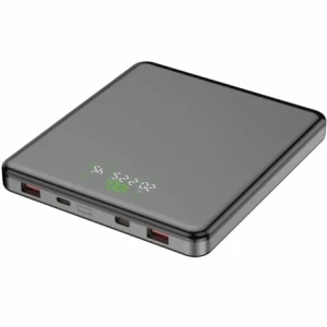 Powerbank 20000mAh Leotec LEPOW100W20G/ 100W/ Gris/ Incluye Cable USB Tipo-C