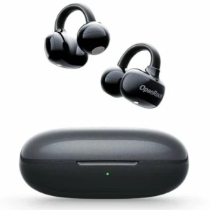 Auriculares Deportivos de Conducción Aérea OpenRock E OPACE01 con estuche de carga/ Autonomía 7h/ Negros