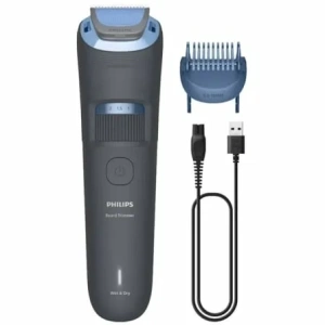 Cortabarbas Philips Beardtrimmer series 3000 BT3617/15/ con Batería/ 2 Accesorios