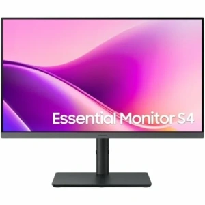 Monitor Profesional Samsung Essential Monitor S4 S43UF S24F430UAU/ 24"/ Full HD/ Regulable en altura/ Negro