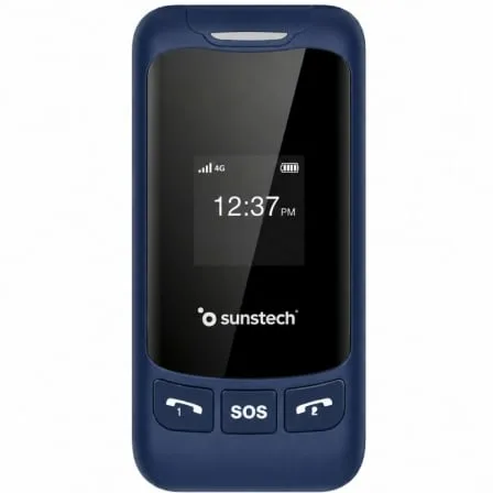 Teléfono Móvil Sunstech CELT26 para Personas Mayores/ Azul - Imagen 2